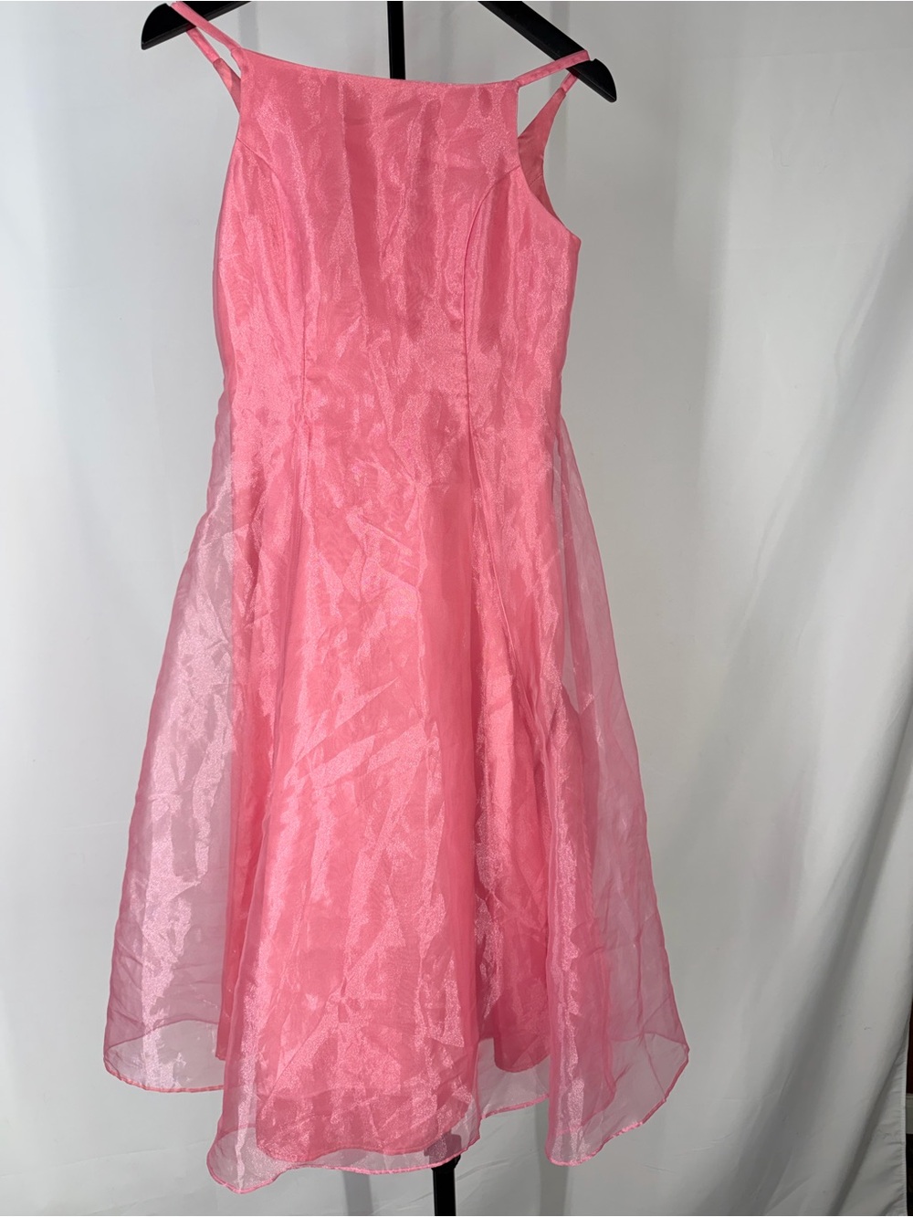 Jessica McClintock Pink Organza A-Line Party Dress